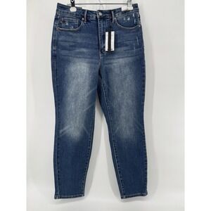 Judy Blue High Rise Dark Wash Tummy Control Slim Jeans 11/30 NWT